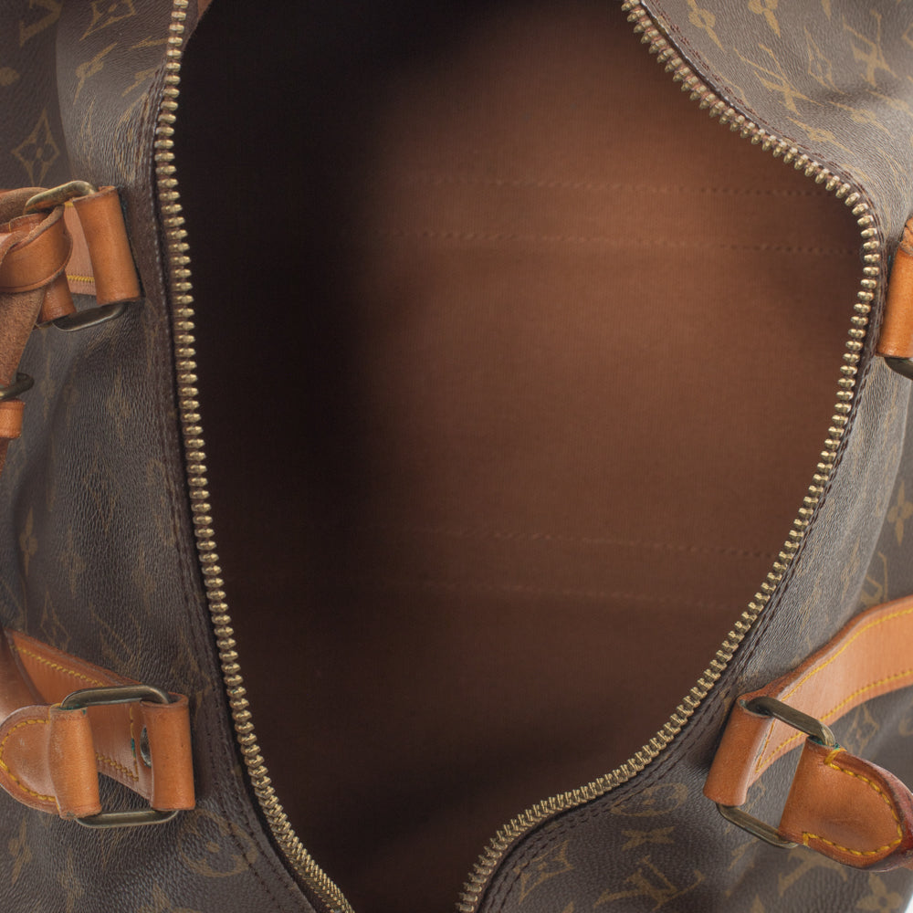 Keepall 45 Vintage en toile monogramme marron