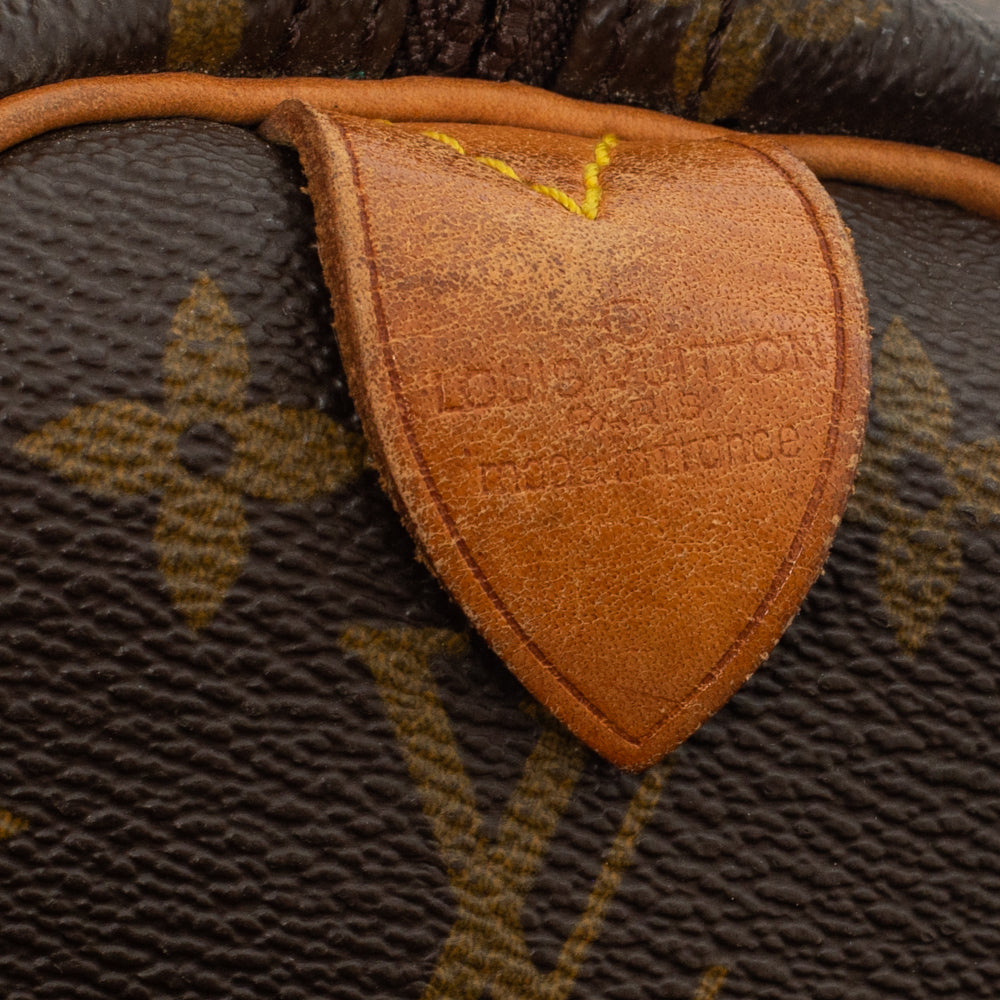 Keepall 60 Vintage en toile monogramme marron