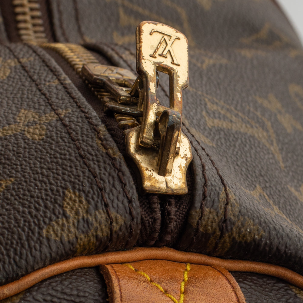 Keepall 60 Vintage en toile monogramme marron