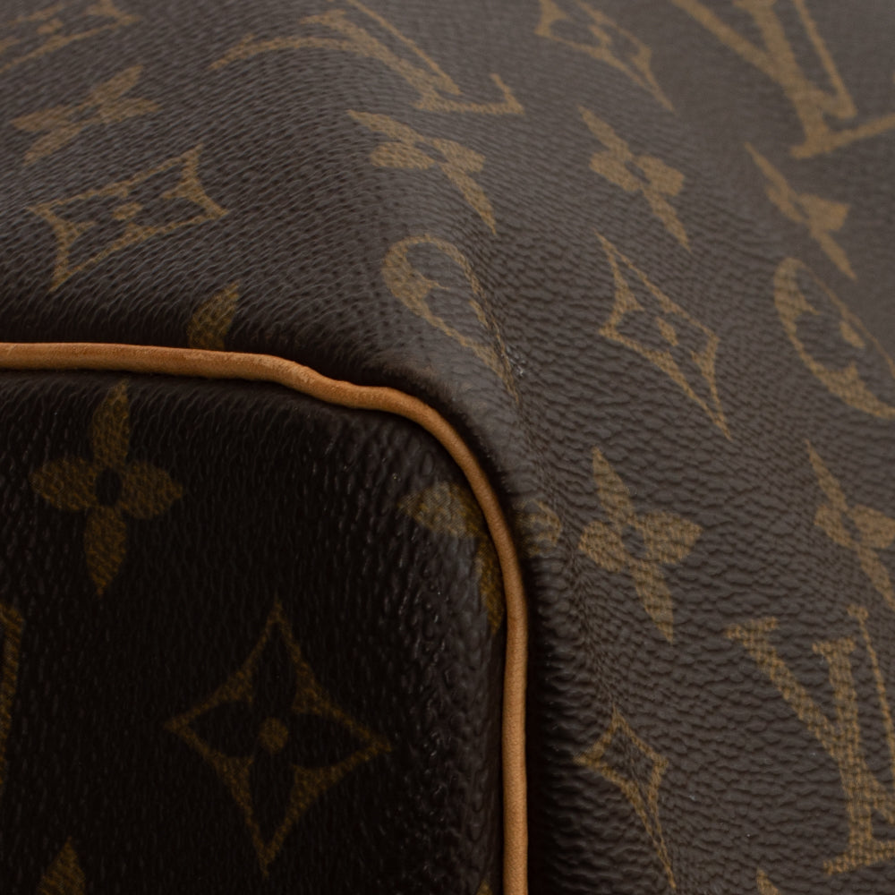 Keepall 50 Vintage en toile monogramme marron