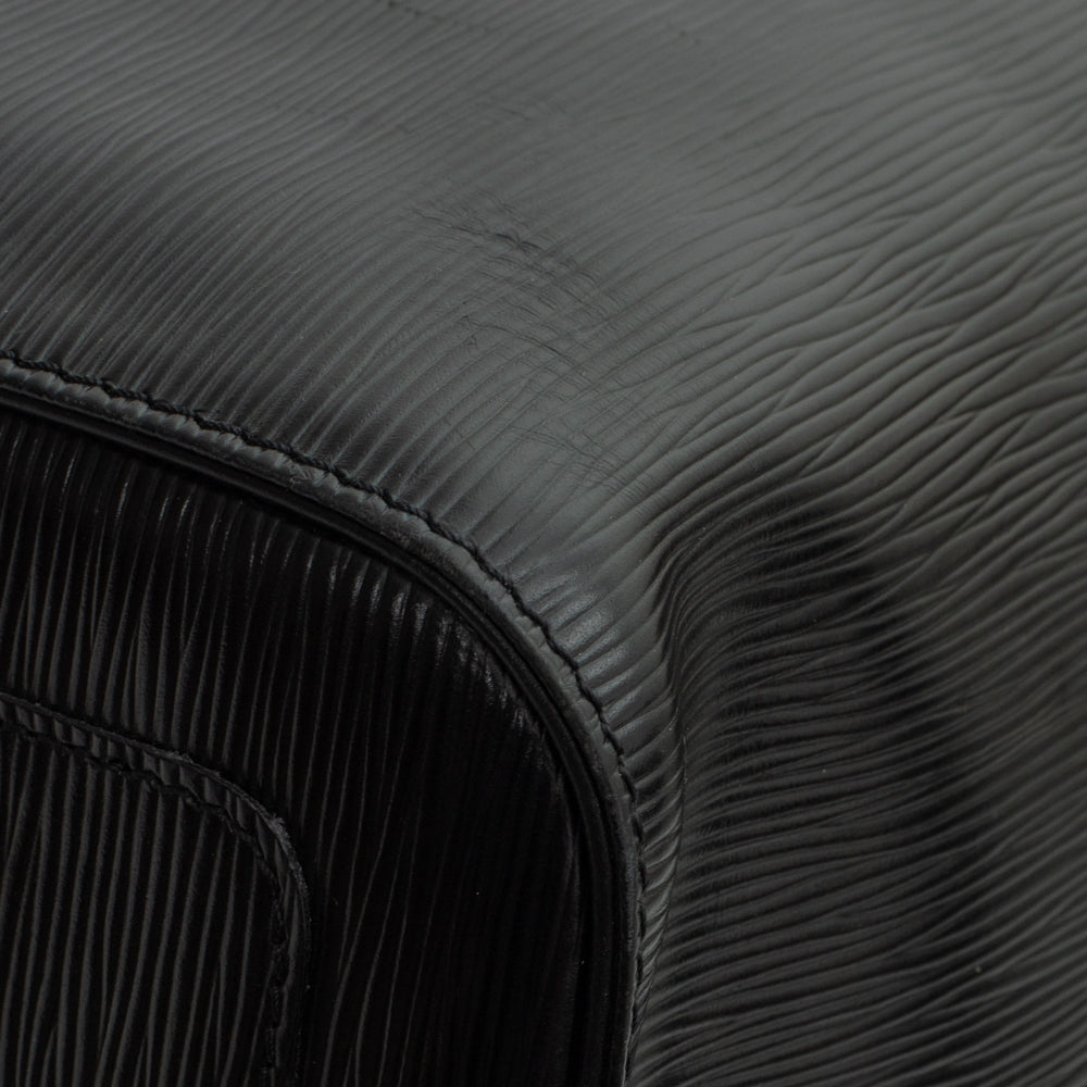 Keepall 55 Vintage en cuir épi noir