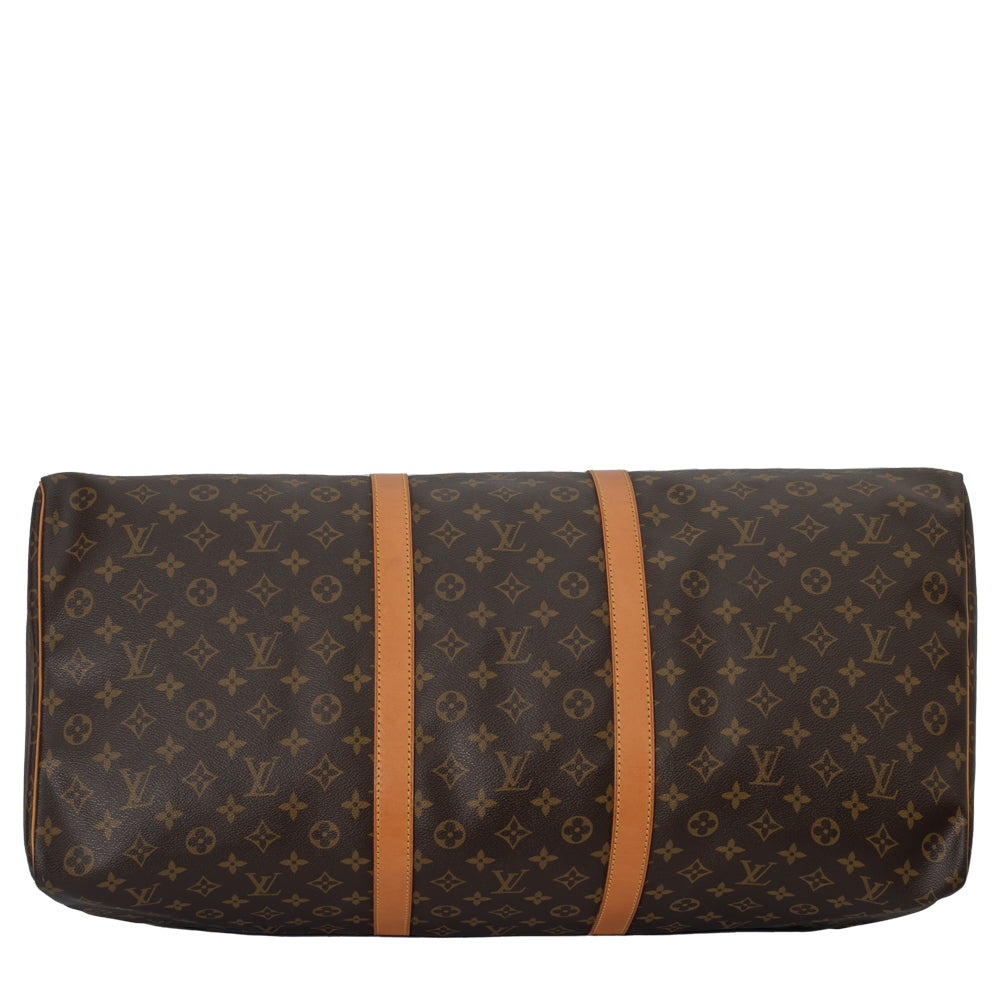Keepall 60 Vintage en toile monogramme marron