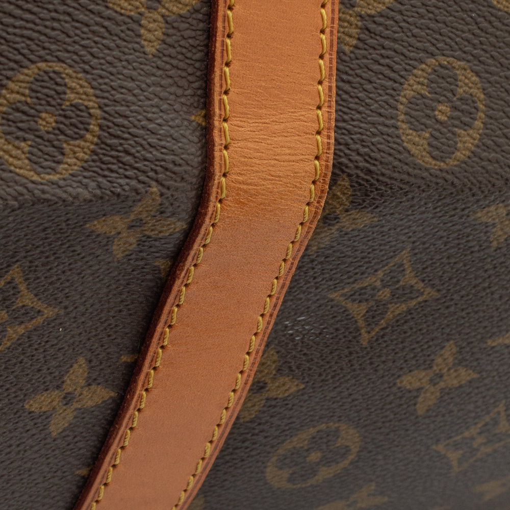 Keepall 60 Vintage en toile monogramme marron