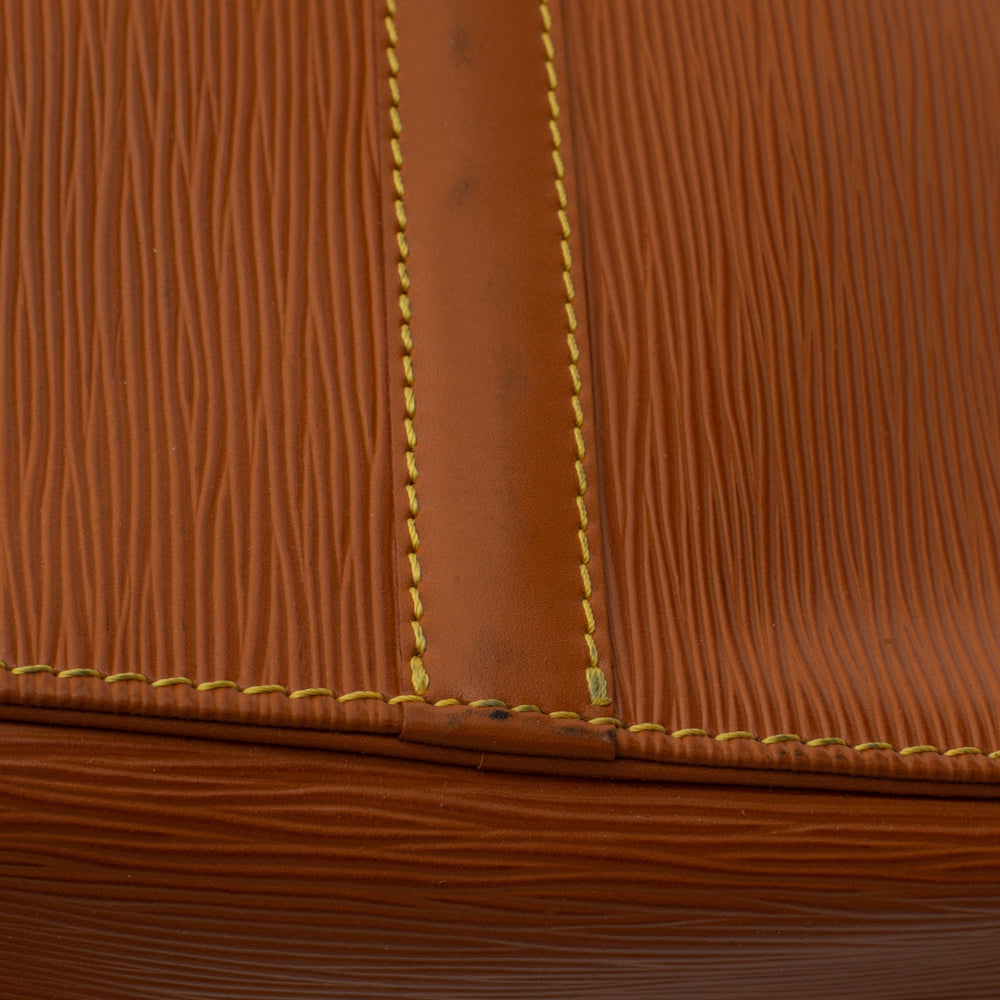 Keepall 50 Vintage en cuir épi marron