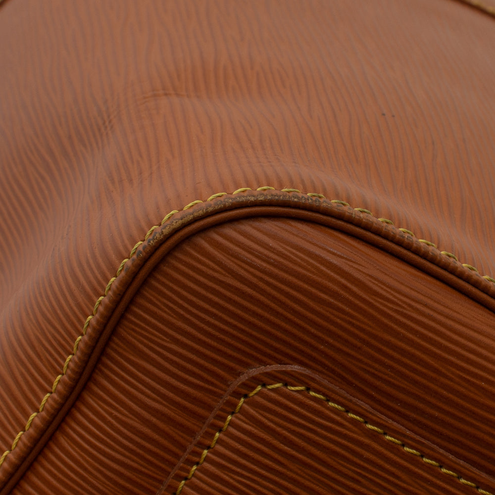 Keepall 50 Vintage en cuir épi marron