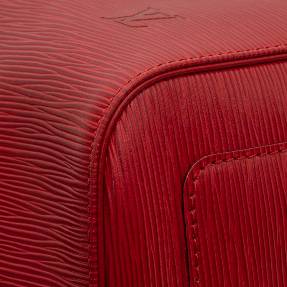 Keepall 50 Vintage en cuir épi rouge