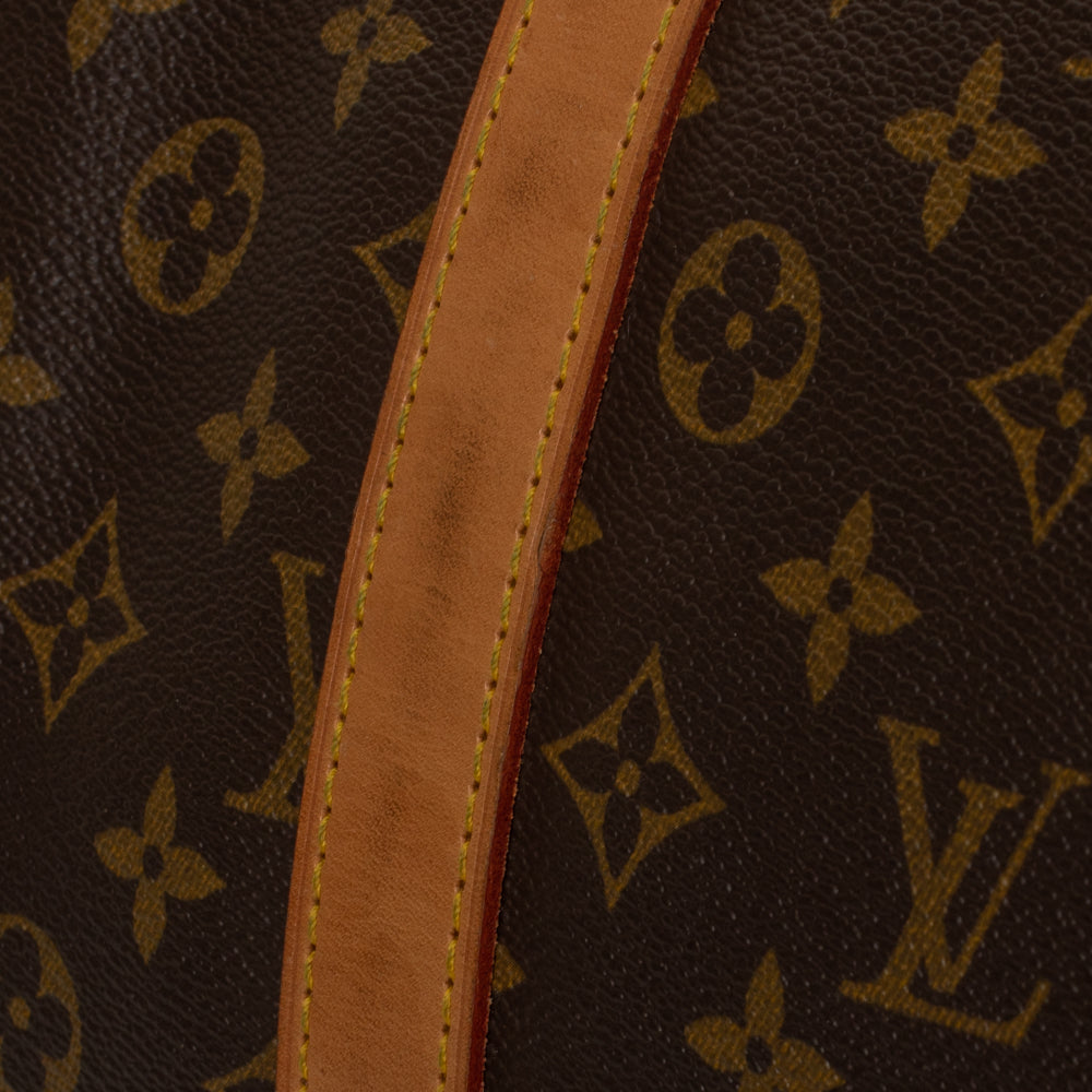 Keepall 55 Vintage en toile monogramme marron