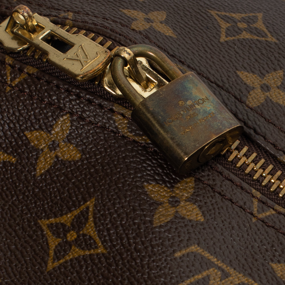 Keepall 55 Vintage en toile monogramme marron