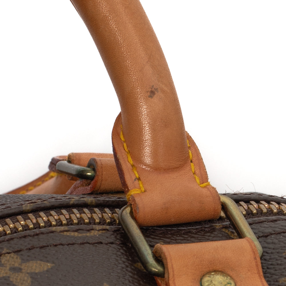 Keepall 55 Vintage en toile monogramme marron