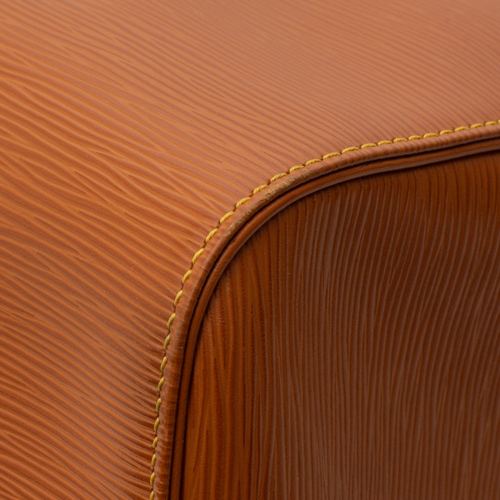 Keepall 50 Vintage en cuir épi marron