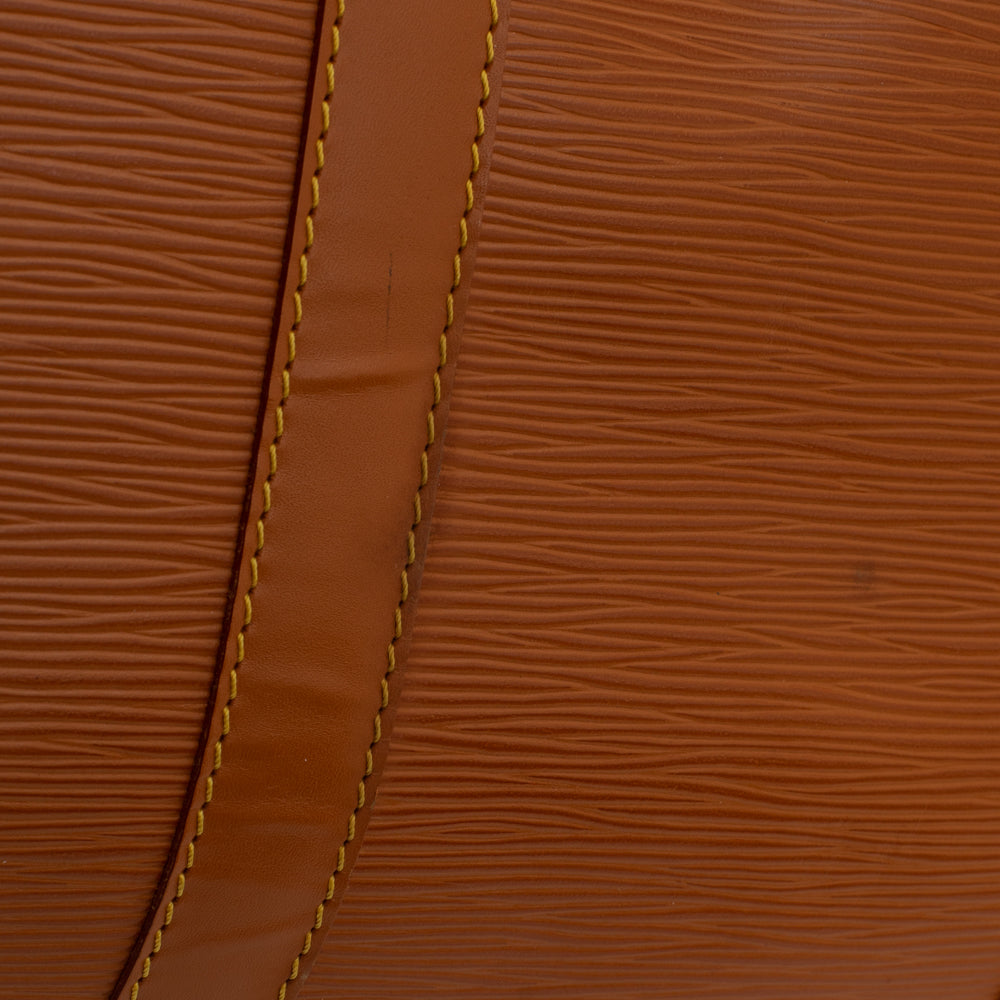 Keepall 50 Vintage en cuir épi marron