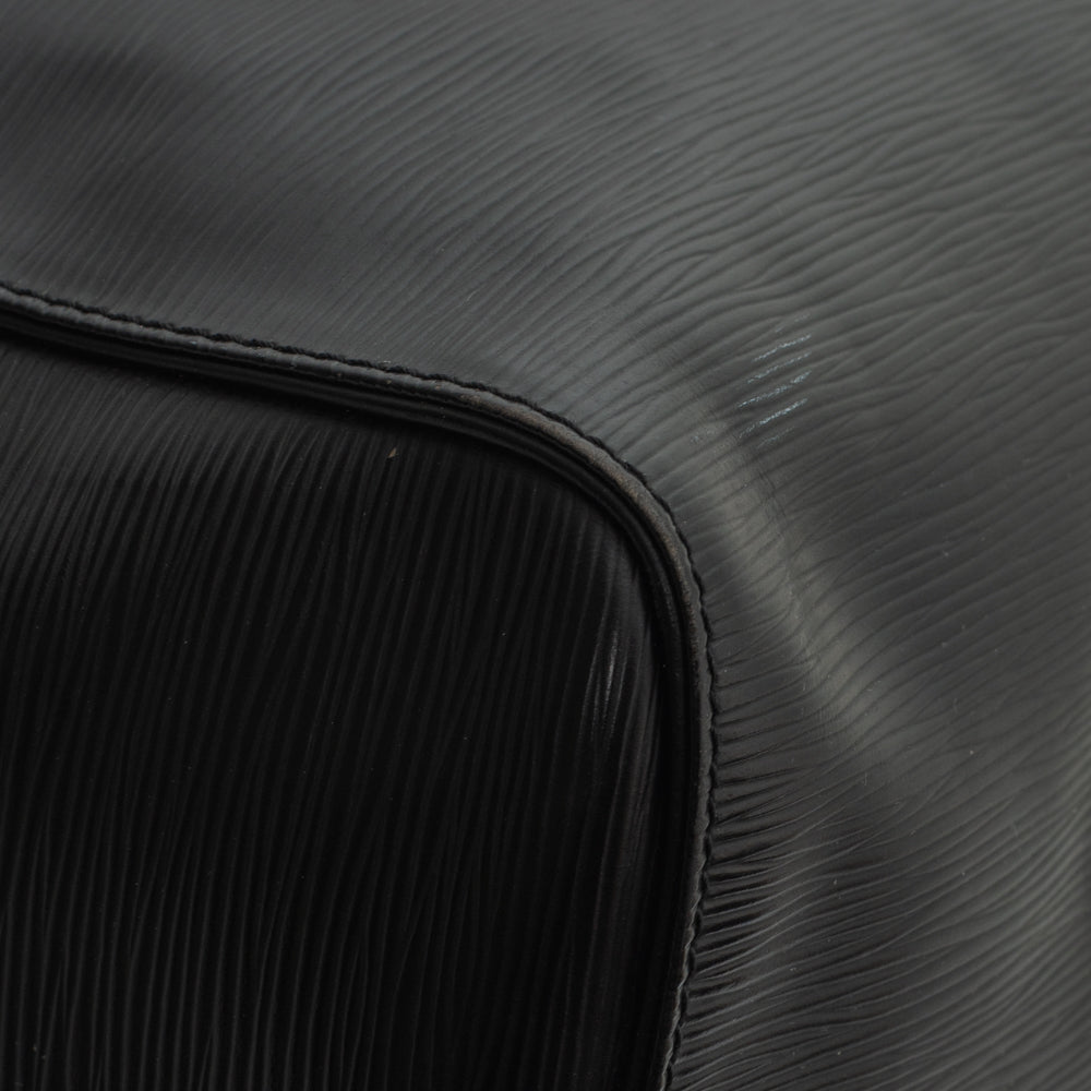 Keepall 55 Vintage en cuir épi noir