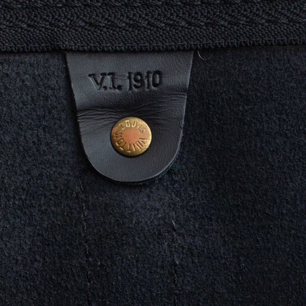 Keepall 55 Vintage en cuir épi noir