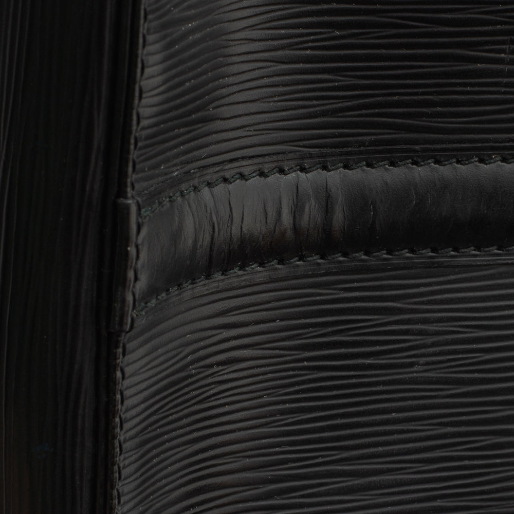 Keepall 55 Vintage en cuir épi noir