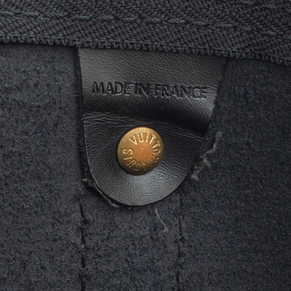 Keepall 55 Vintage en cuir épi noir