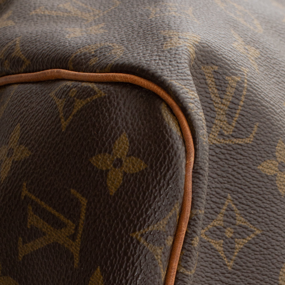 Keepall 55 Vintage en toile monogramme marron