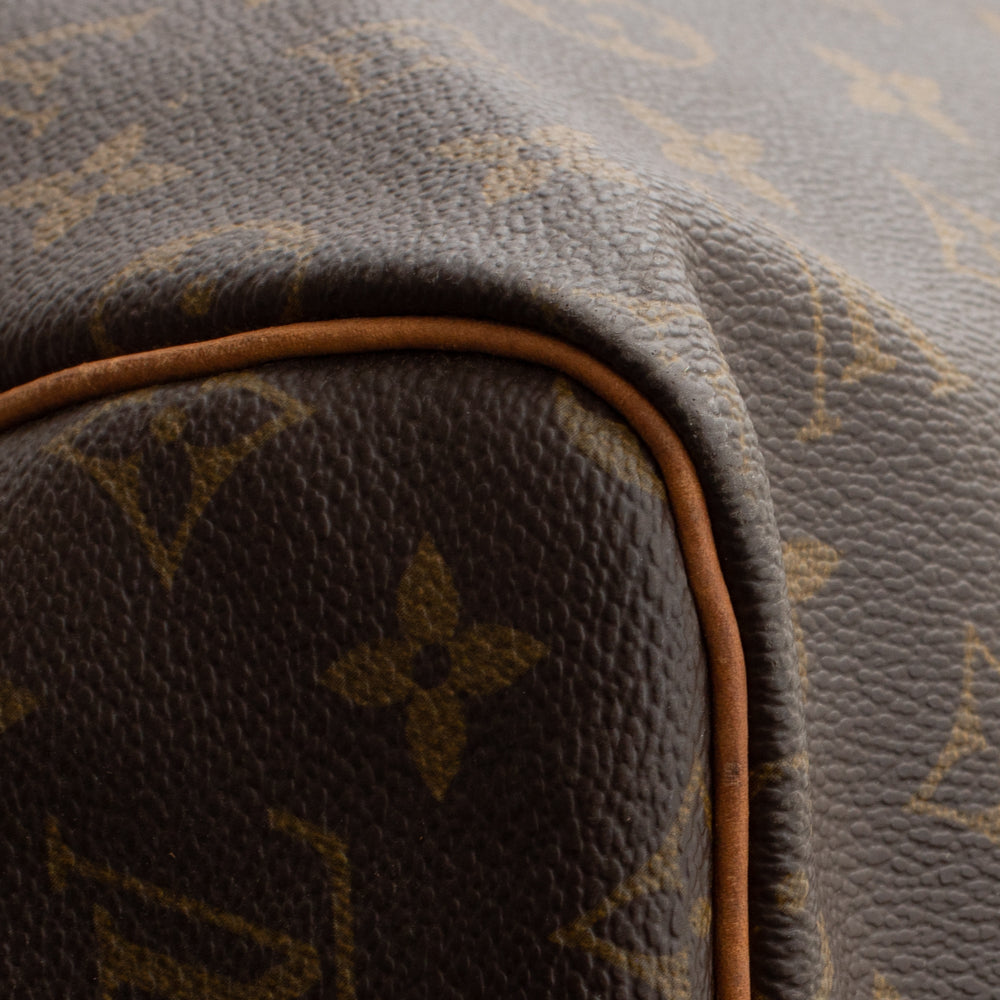 Keepall 55 Vintage en toile monogramme marron