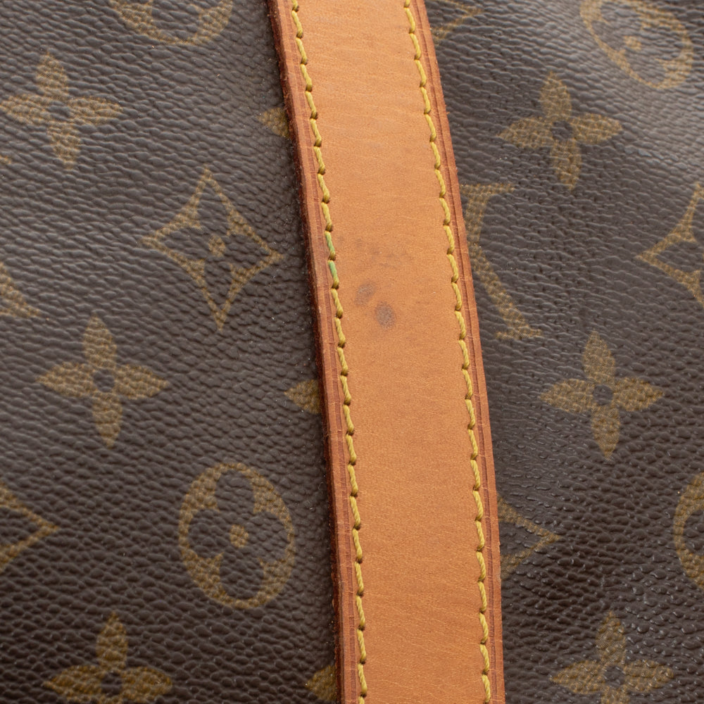 Keepall 55 Vintage en toile monogramme marron