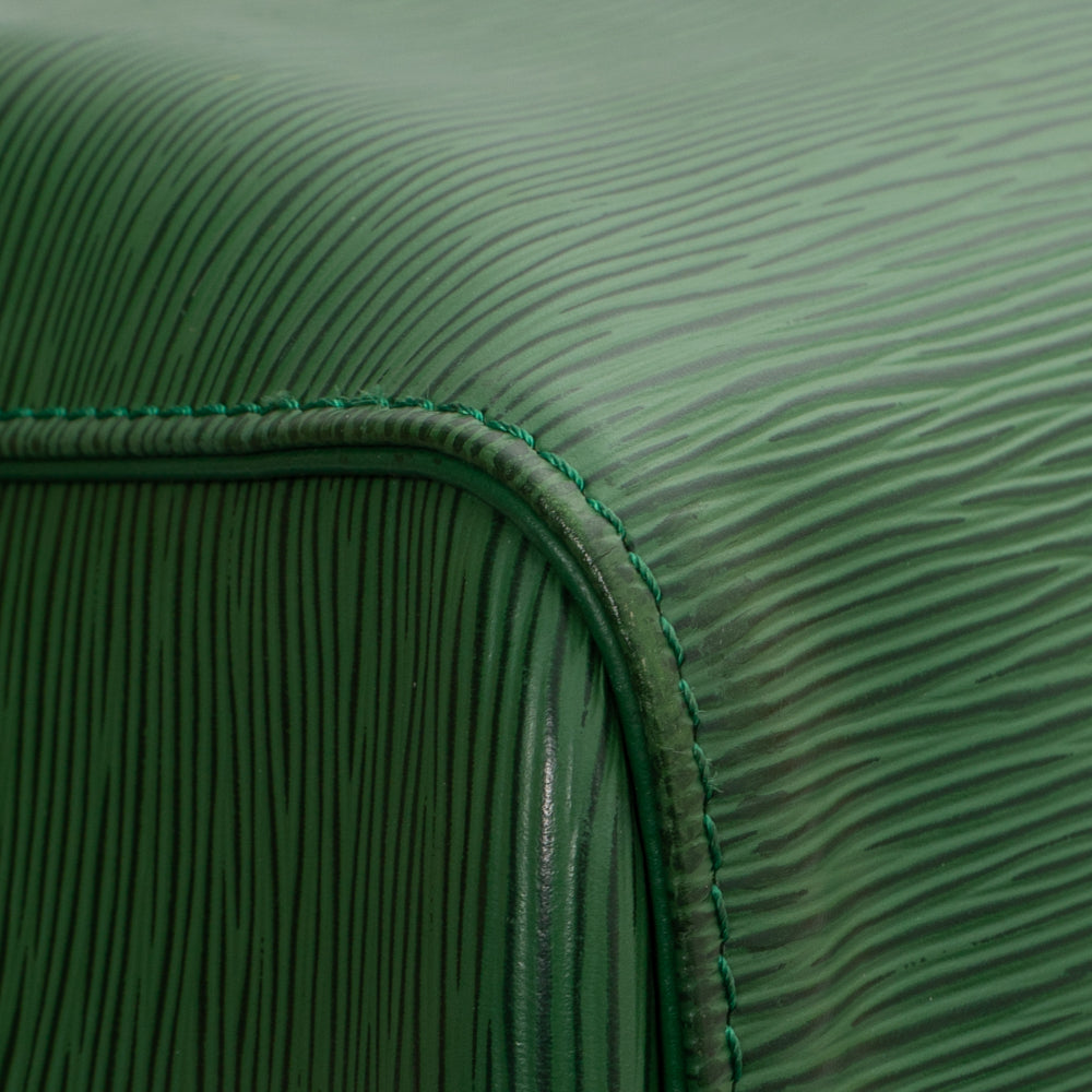 Keepall 45 Vintage en cuir épi vert