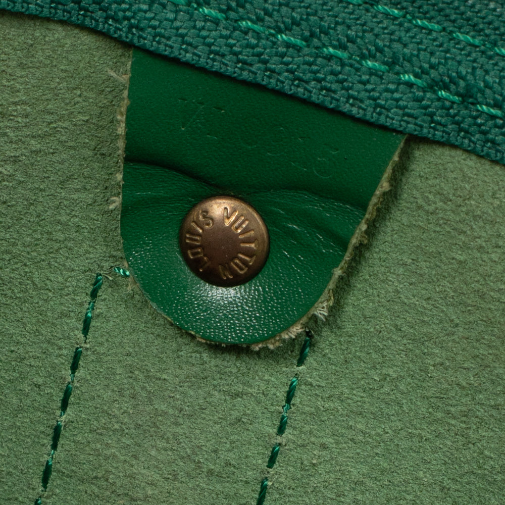 Keepall 45 Vintage en cuir épi vert