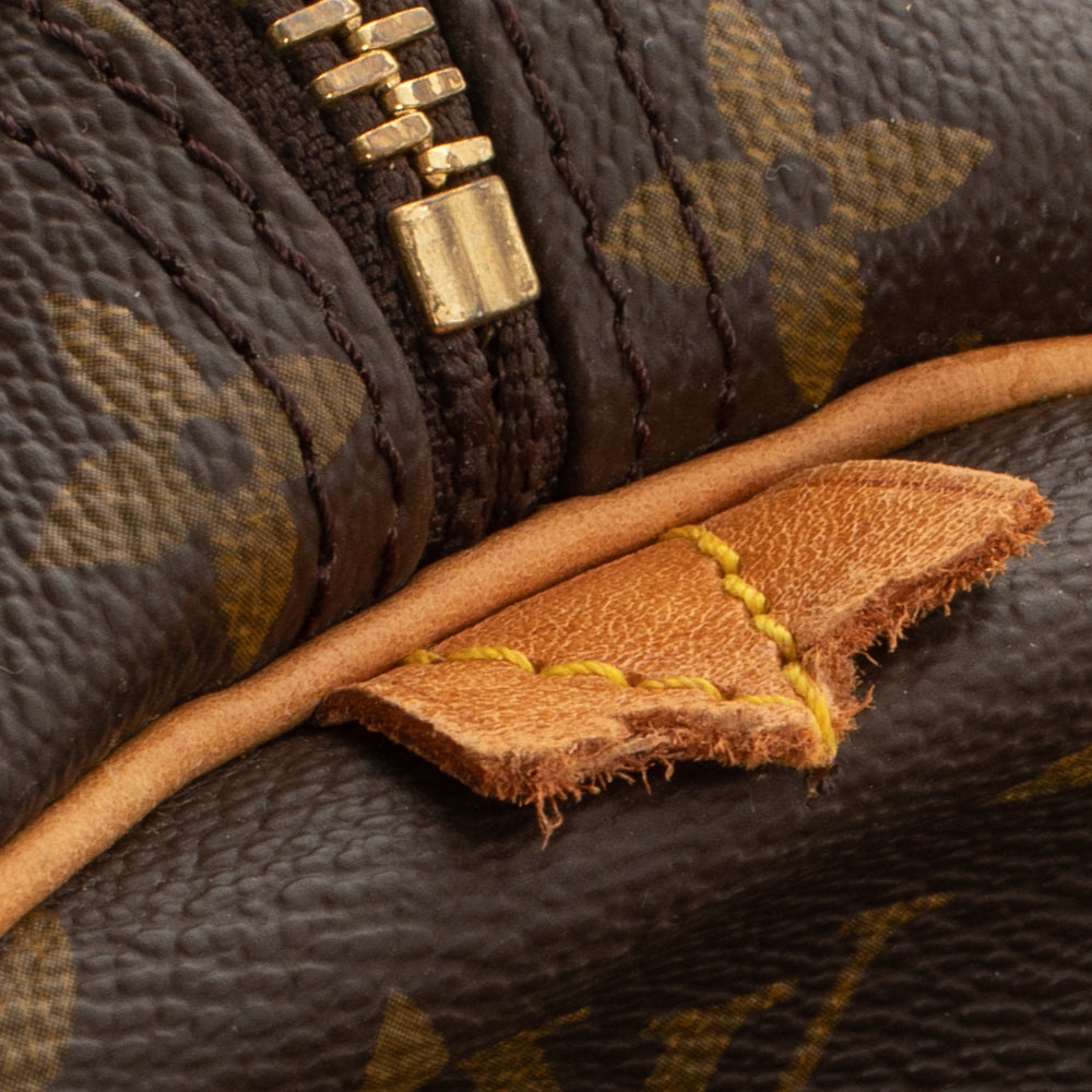 Keepall 60 Vintage en toile monogramme marron