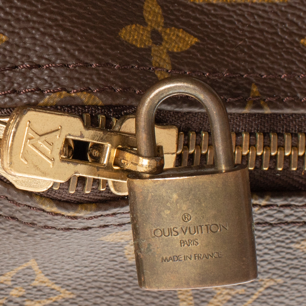 Keepall 60 Vintage en toile monogramme marron
