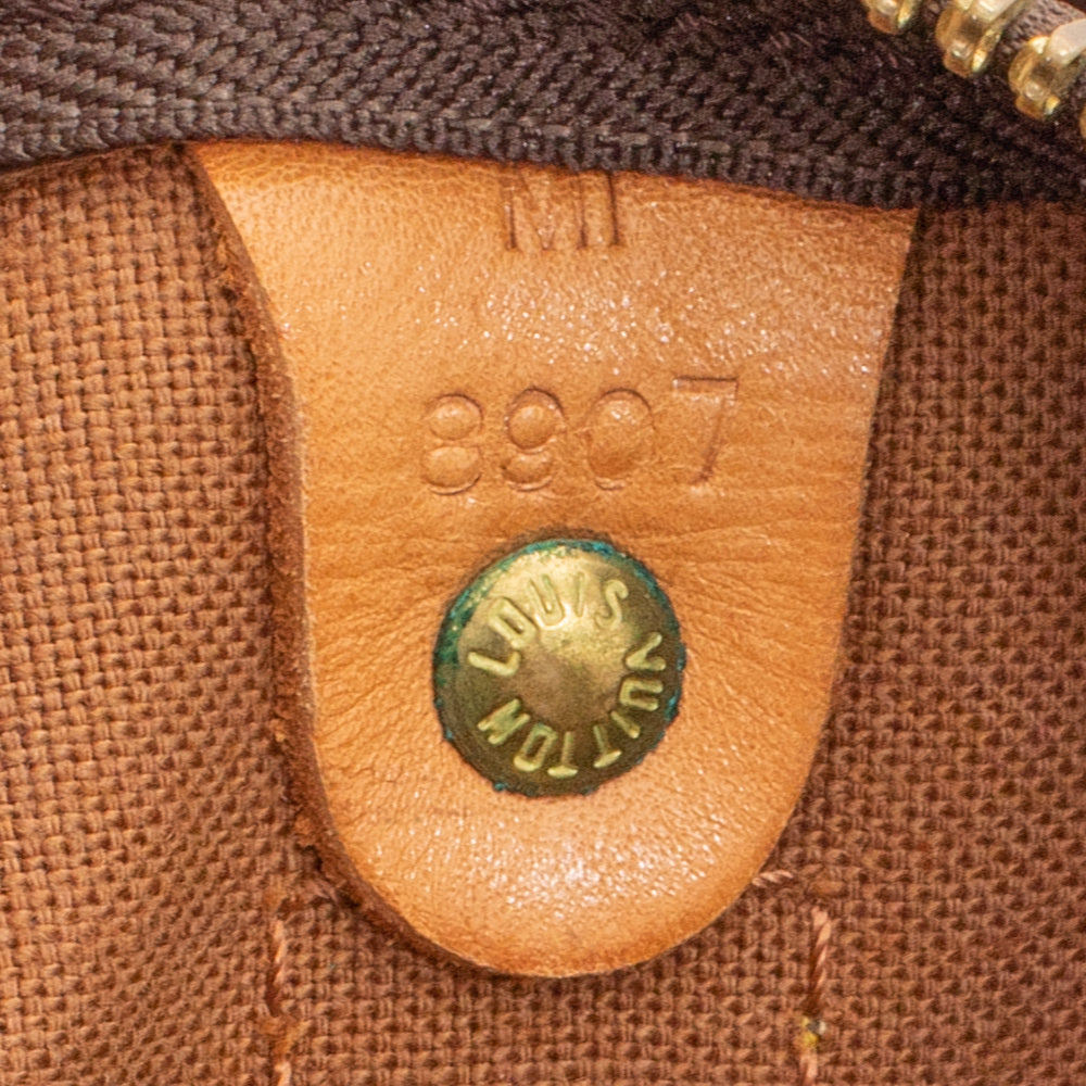 Keepall 60 Vintage en toile monogramme marron