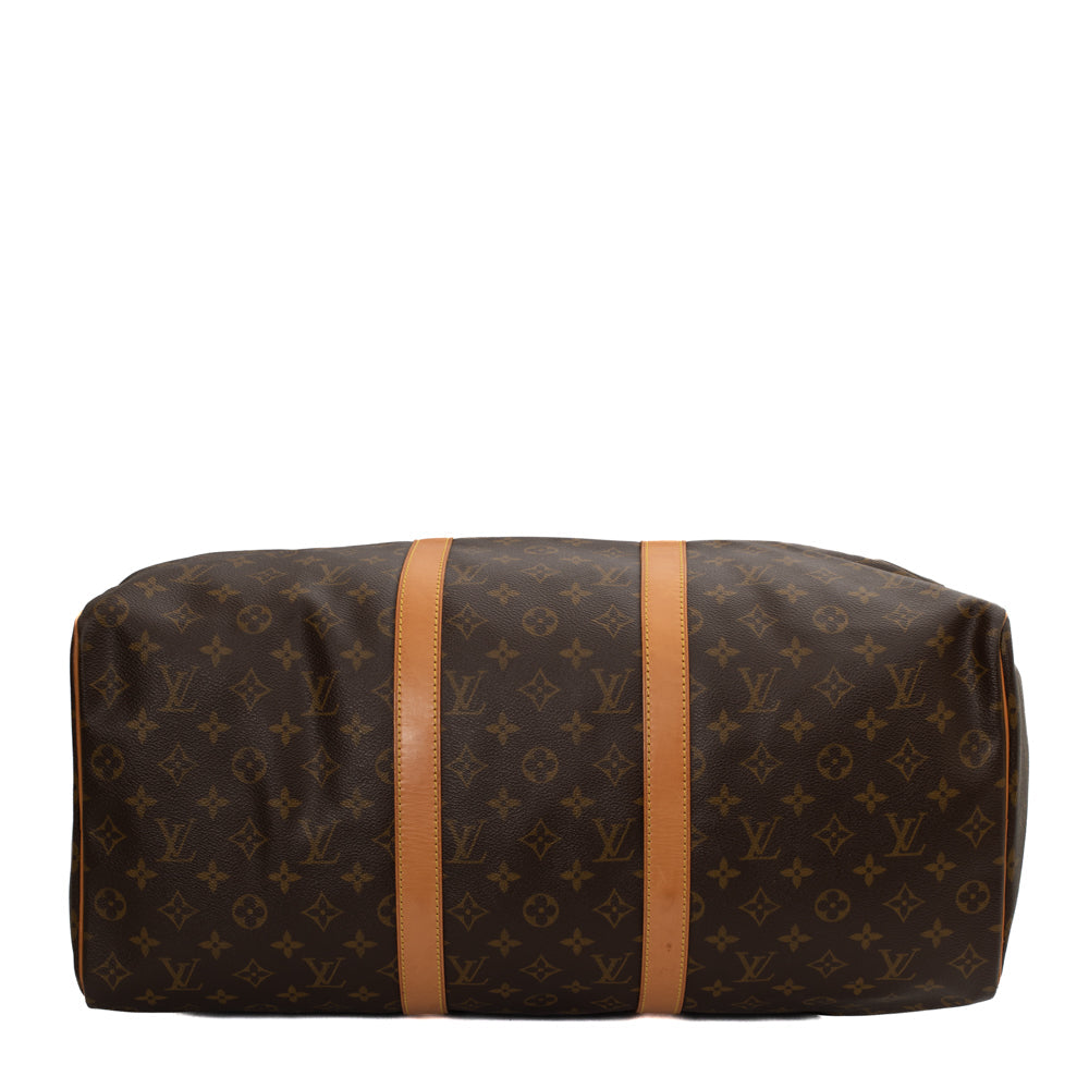 Keepall 50 Vintage en toile monogramme marron