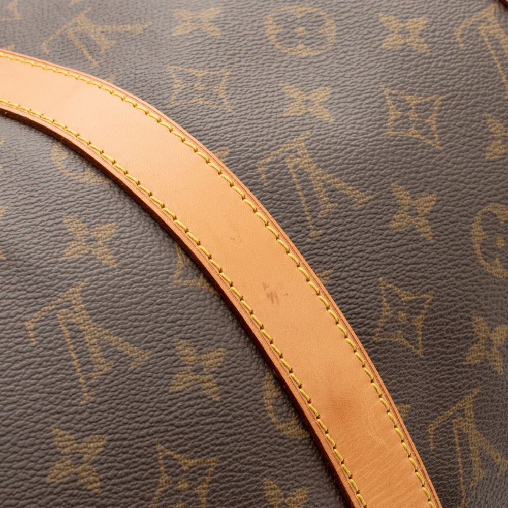 Keepall 50 Vintage en toile monogramme marron