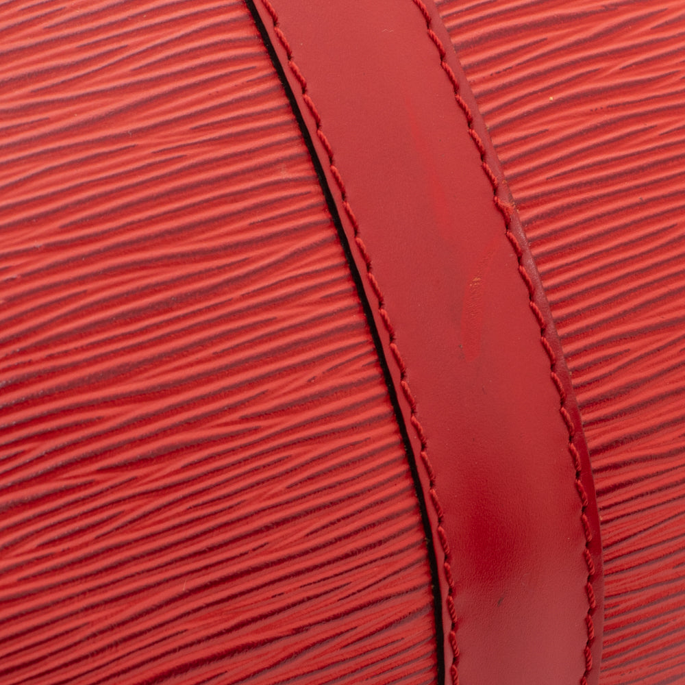 Keepall 45 Vintage en cuir épi rouge