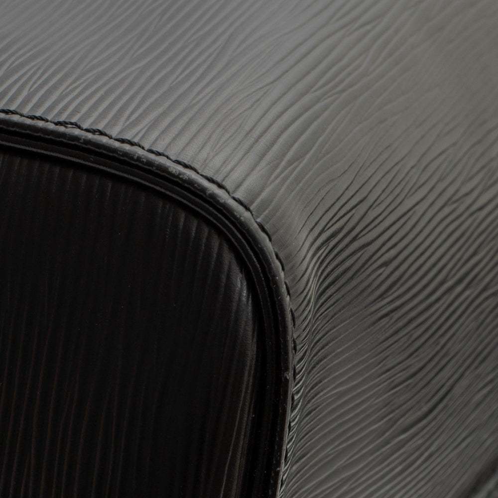 Keepall 45 Vintage en cuir noir