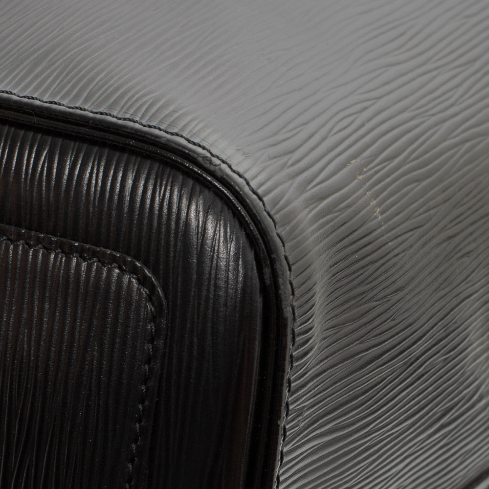 Keepall 45 Vintage en cuir noir