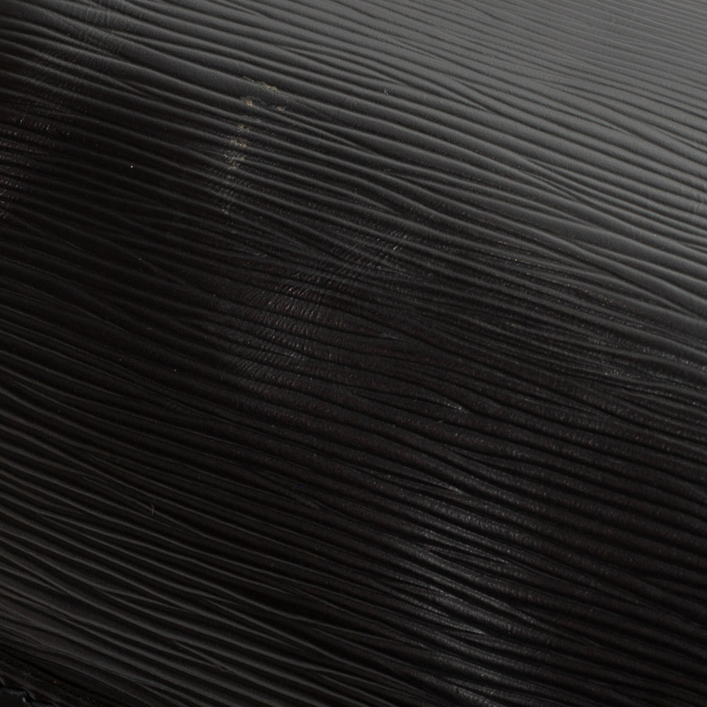 Keepall 45 Vintage en cuir noir