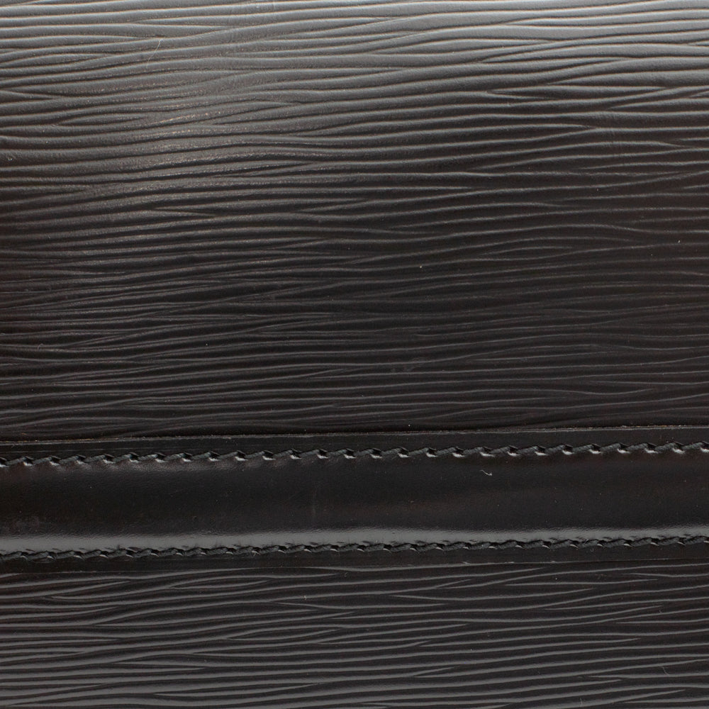 Keepall 45 Vintage en cuir noir