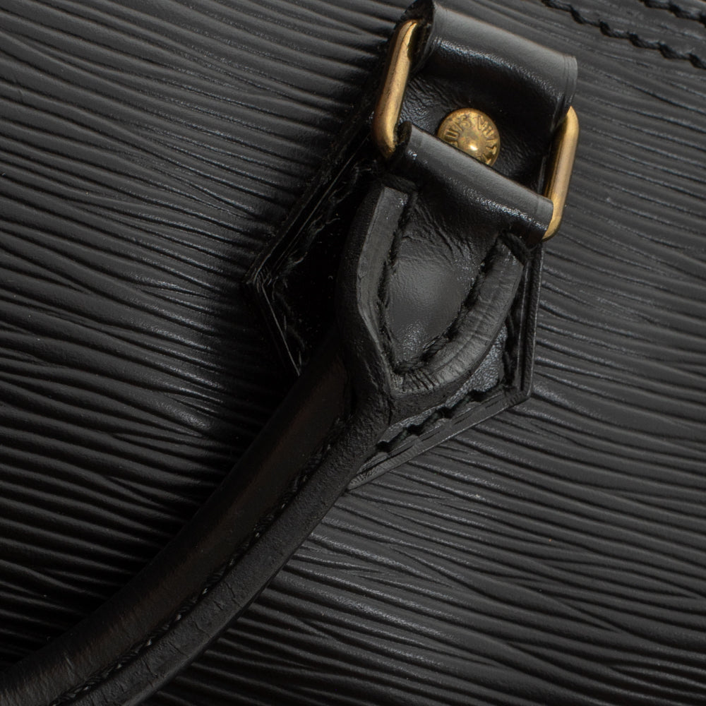 Keepall 45 Vintage en cuir noir
