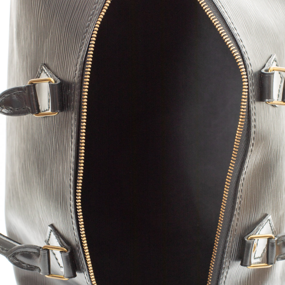 Keepall 45 Vintage en cuir noir