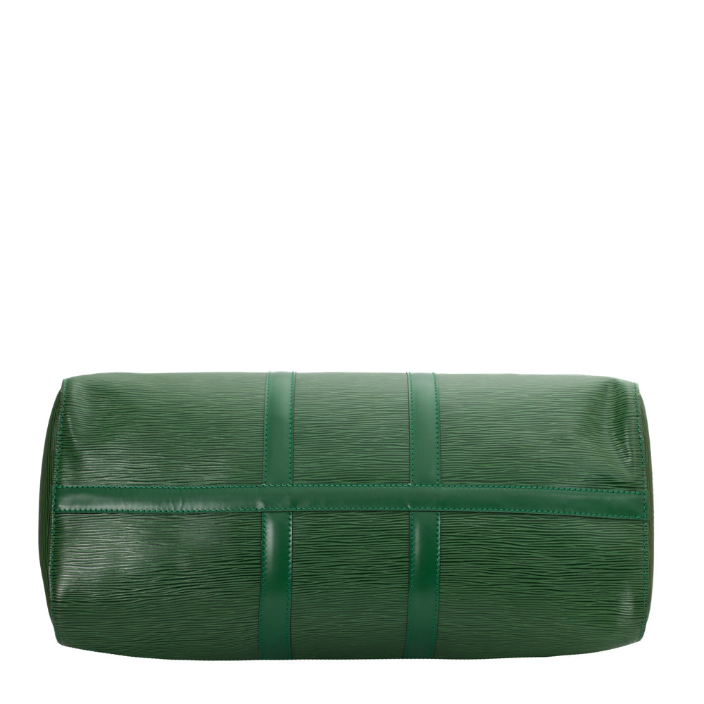 Keepall 50 Vintage en cuir épi vert