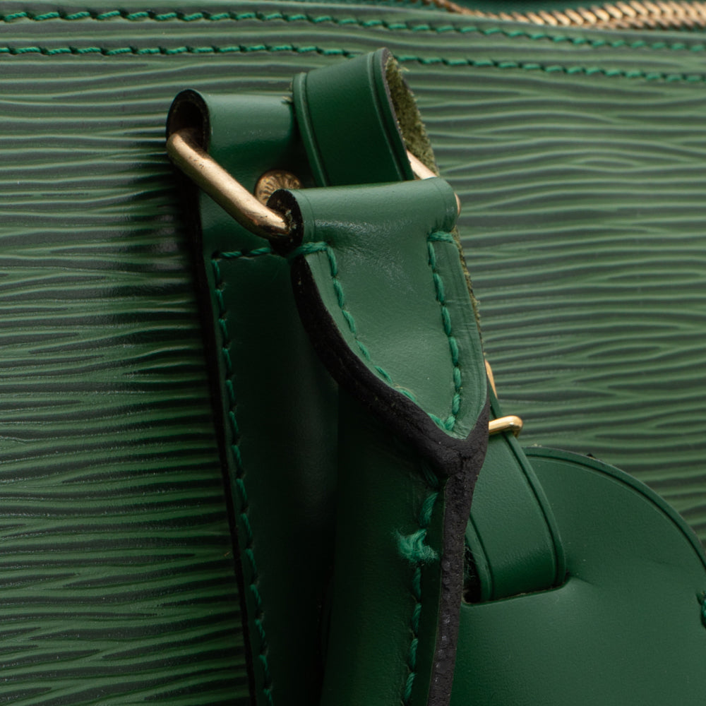 Keepall 50 Vintage en cuir épi vert