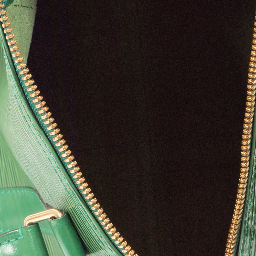 Keepall 50 Vintage en cuir épi vert