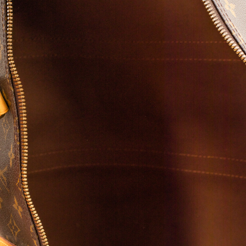 Keepall 55 Vintage en toile monogram marron