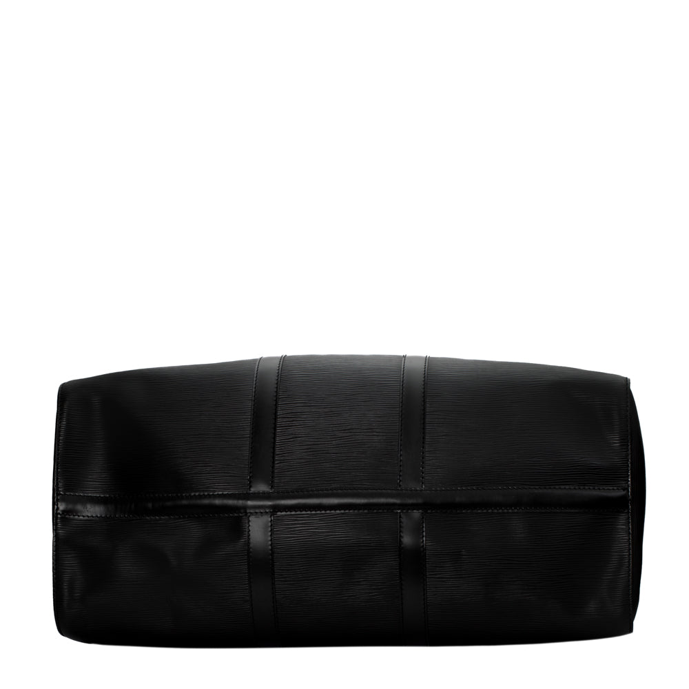 Keepall 50 Vintage en cuir épi noir