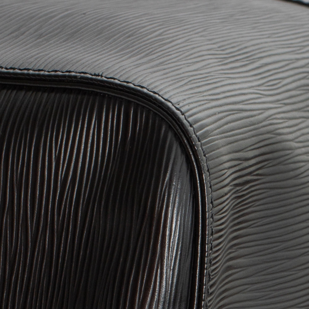 Keepall 50 Vintage en cuir épi noir