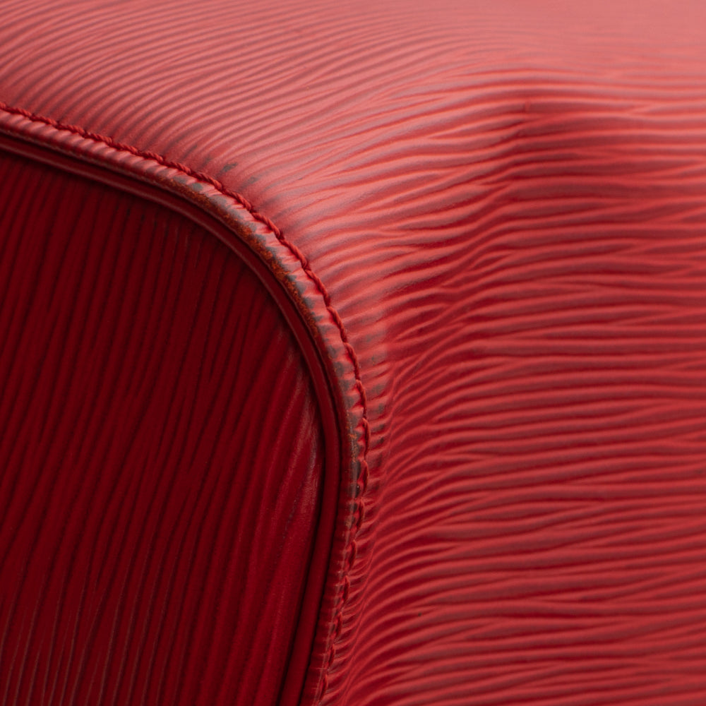 Keepall 45 Vintage en cuir épi rouge