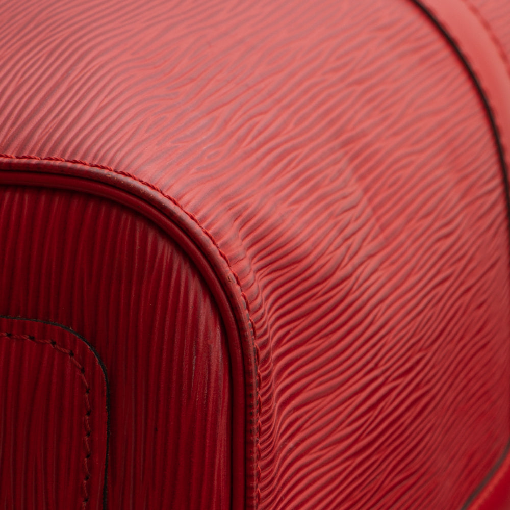 Keepall 45 Vintage en cuir épi rouge