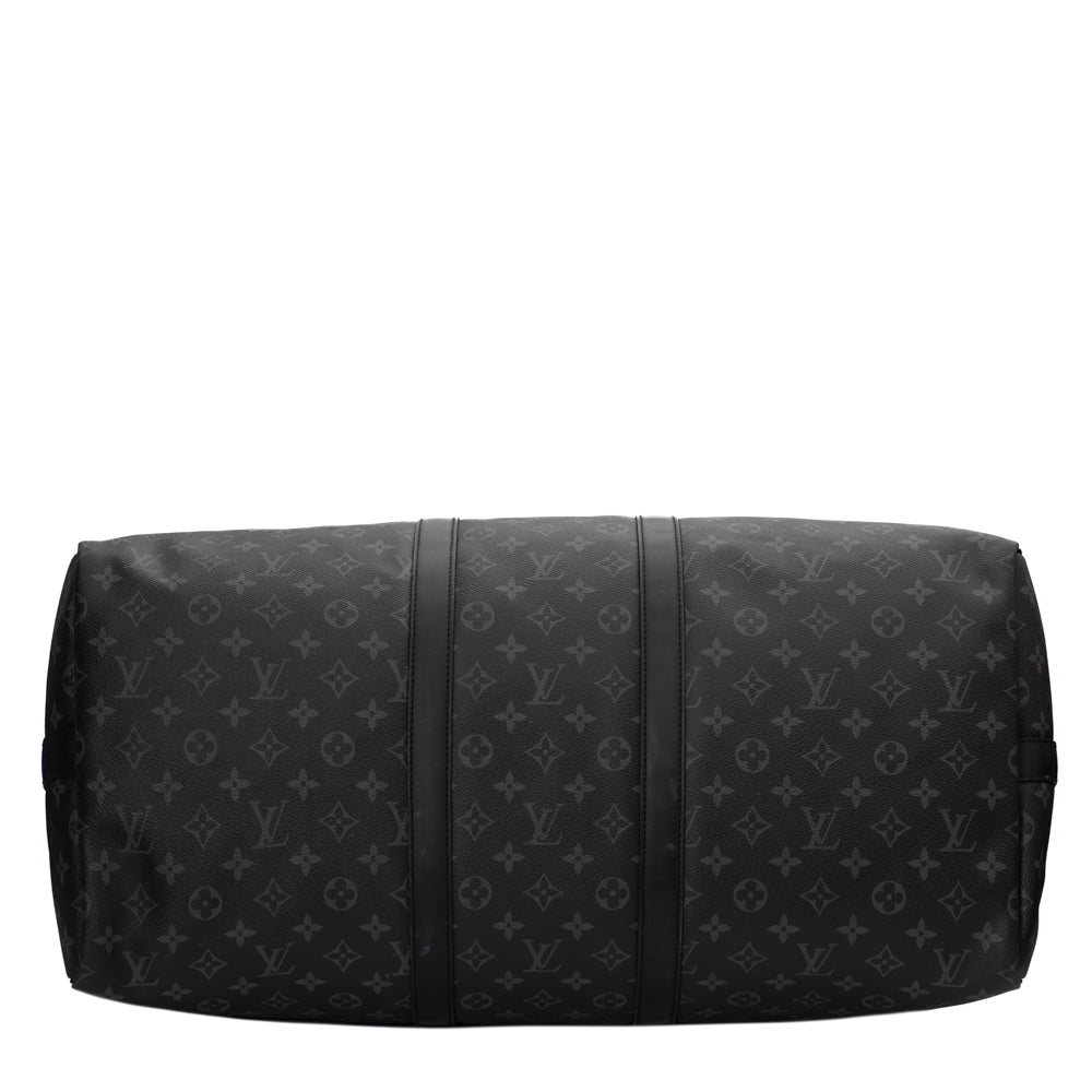 Keepall 55 en toile monogram noir