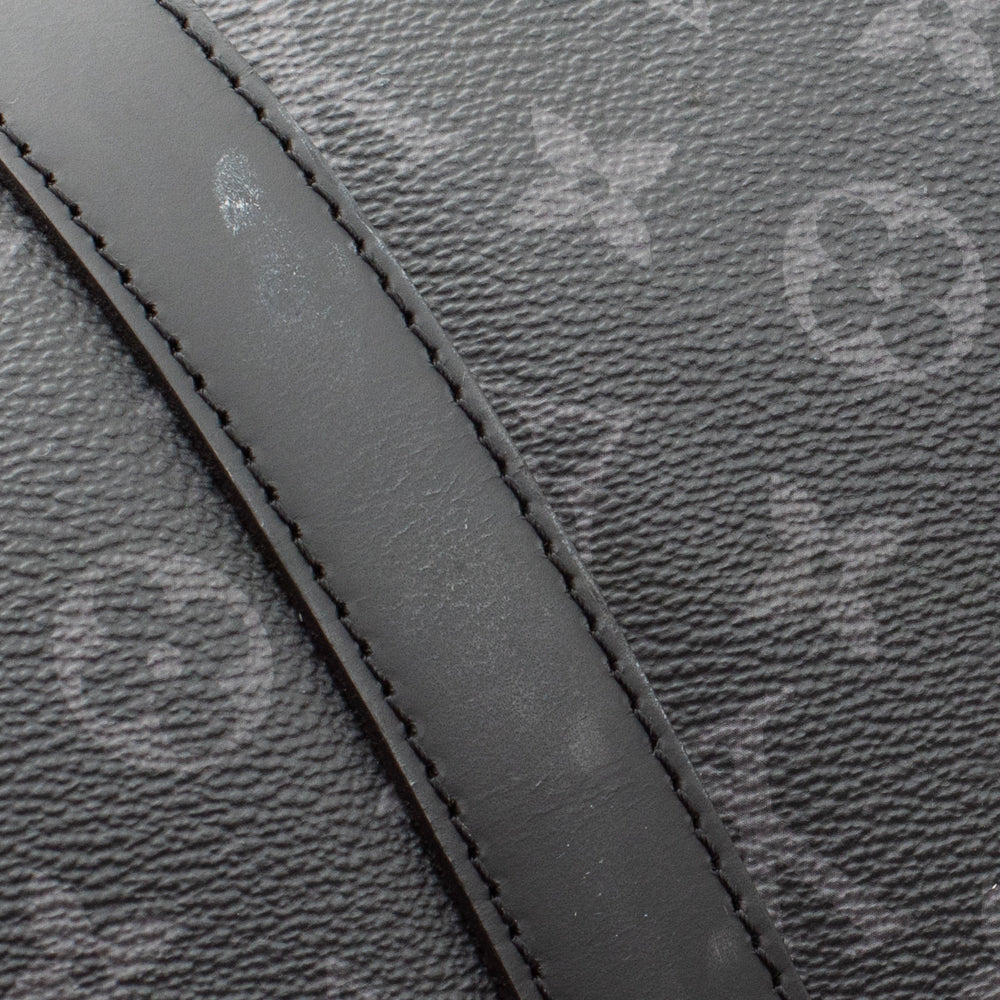 Keepall 55 en toile monogram noir