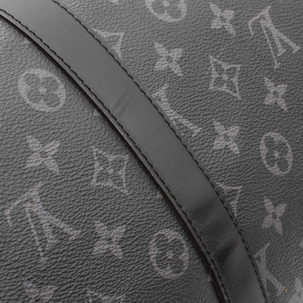 Keepall 55 en toile monogram noir