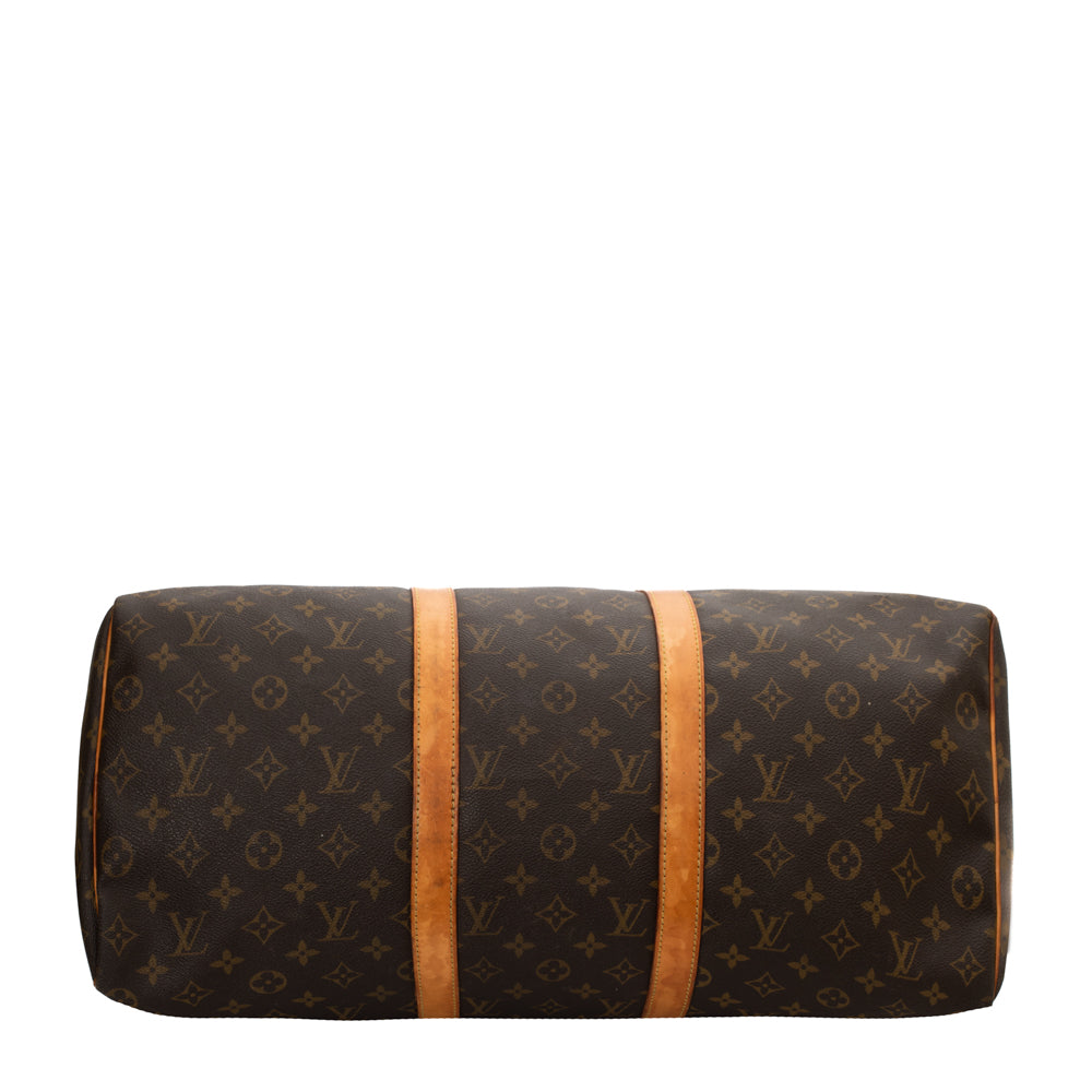 Keepall 50 en toile monogram marron