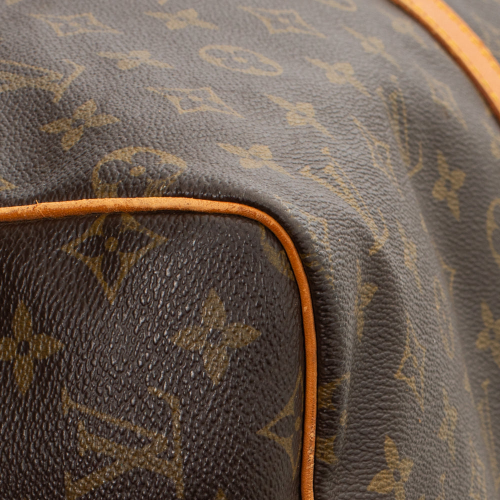 Keepall 55 Vintage en toile monogram marron