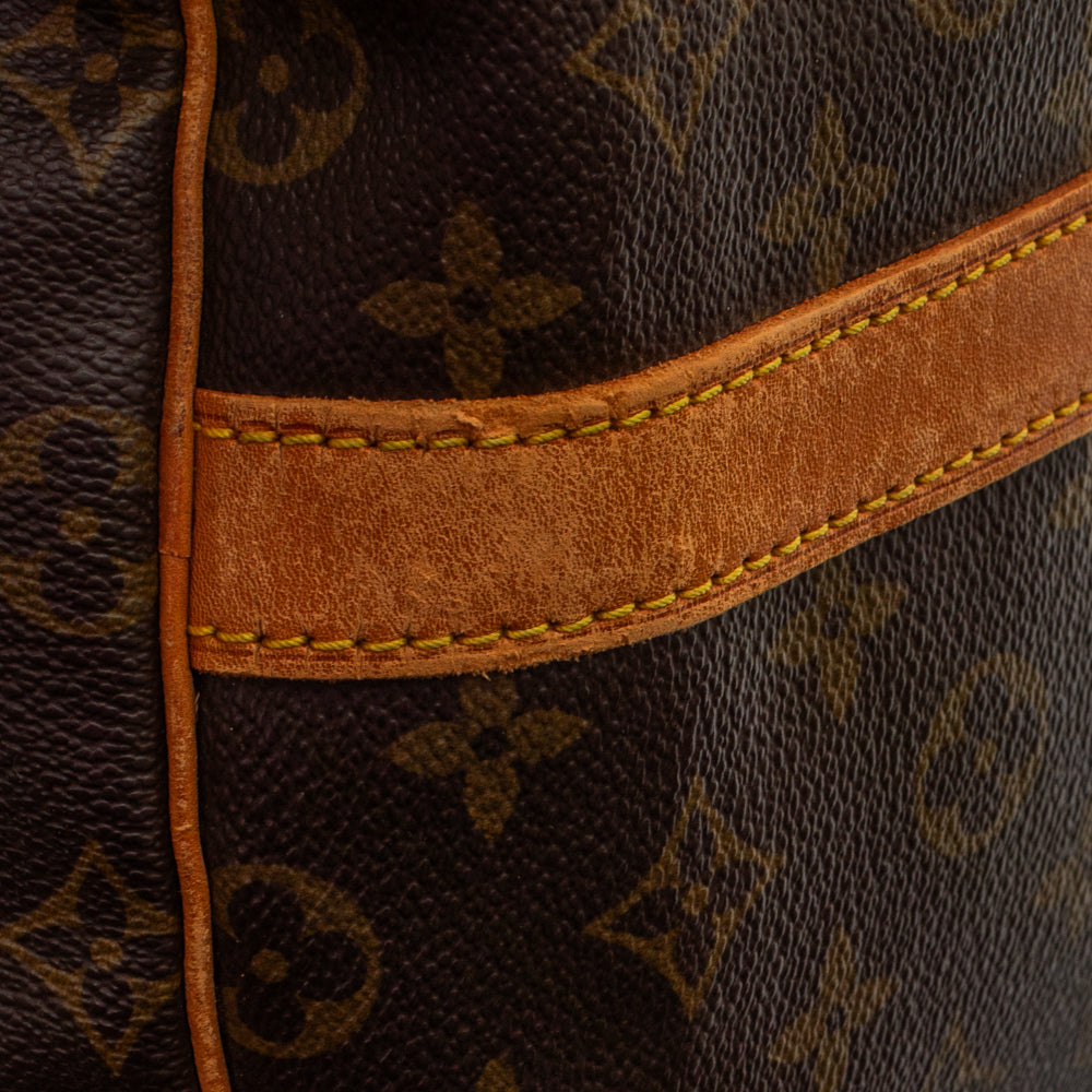 Keepall 55 Vintage en toile monogram marron